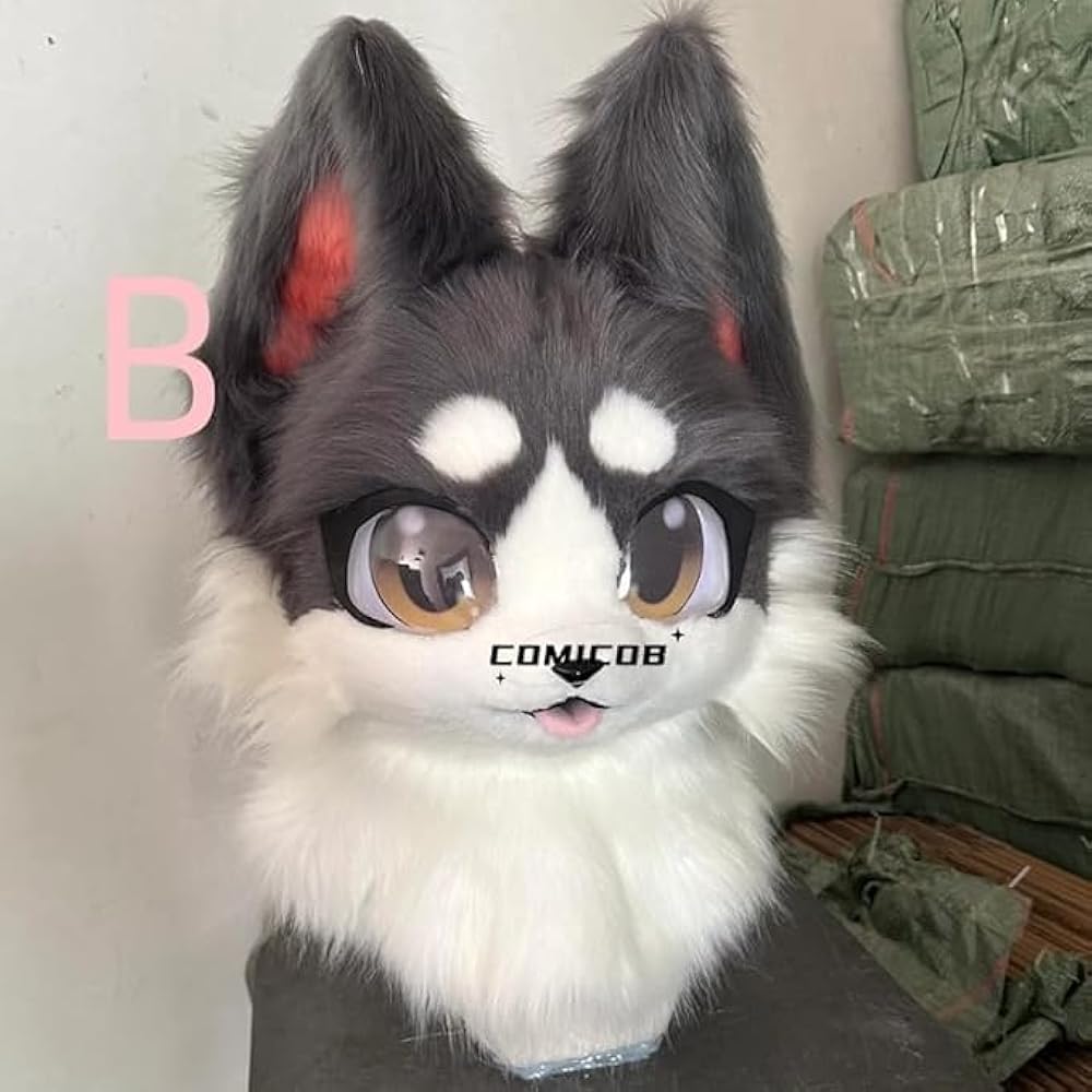 Amazon | [CAIQISS] 一色選択自由 ケモノ 着ぐるみ マスク